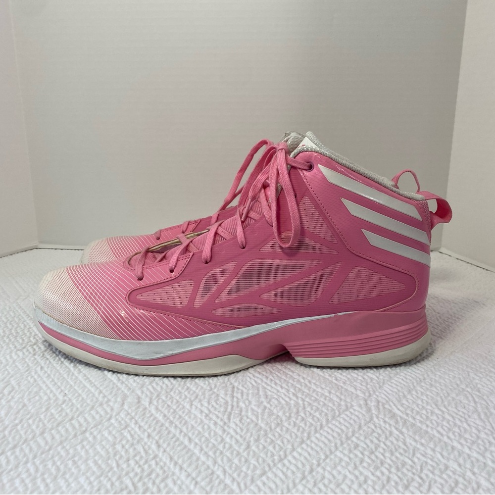 ADIDAS AS SMU Crazy Fast Pink White Basketball Shoes Sneakers